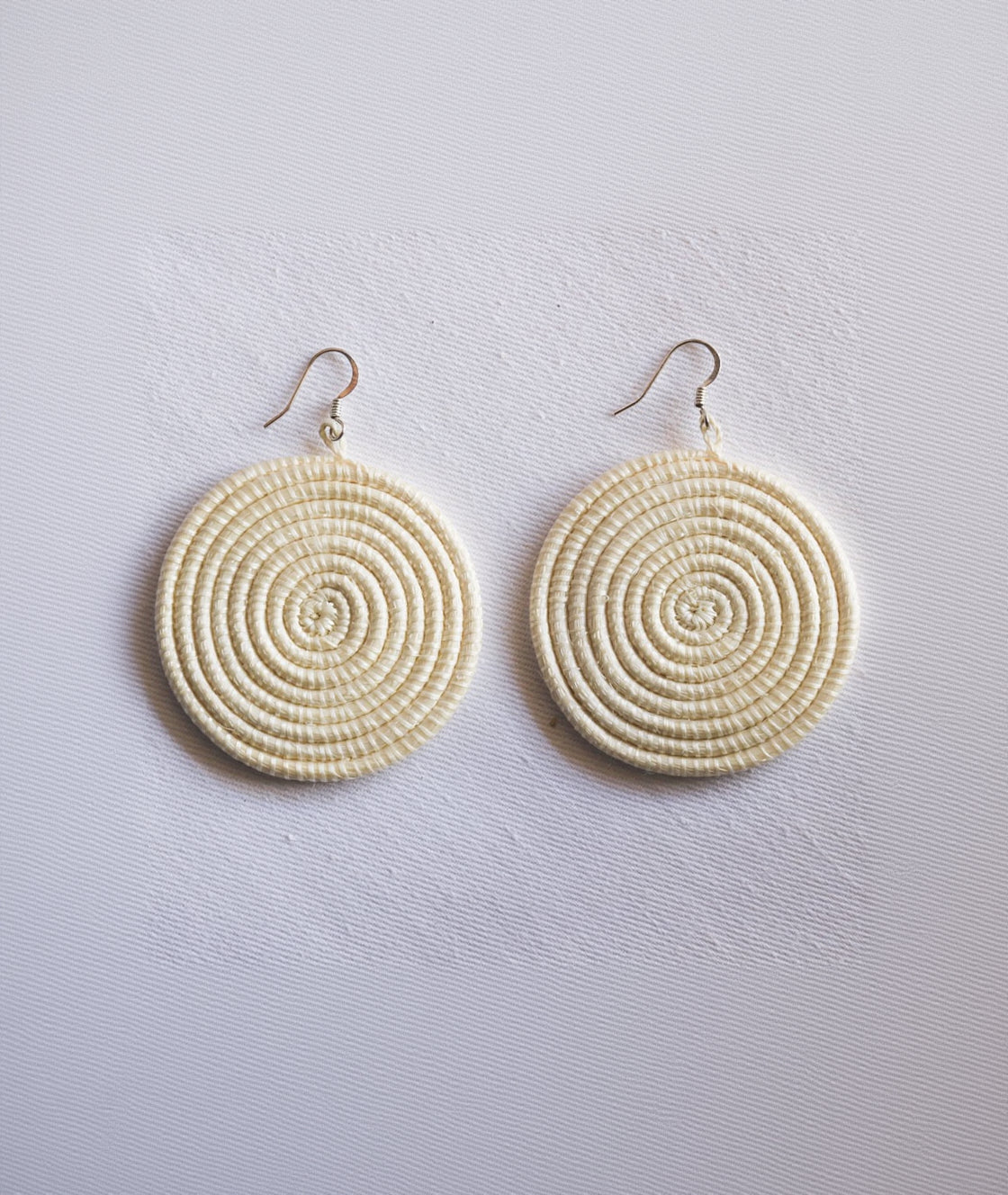 Azizi Life Woven Disc Earrings - Large