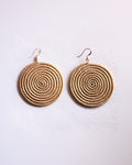 Azizi Life Woven Disc Earrings - Large