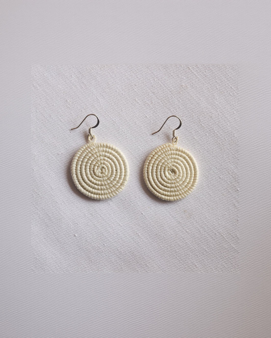 Azizi Life Woven Disc Earrings - Small