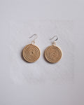 Azizi Life Woven Disc Earrings - Small